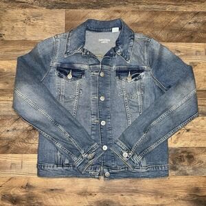 Denizen Levis Size Small Denim Blue Jean Jacket Long Sleeve